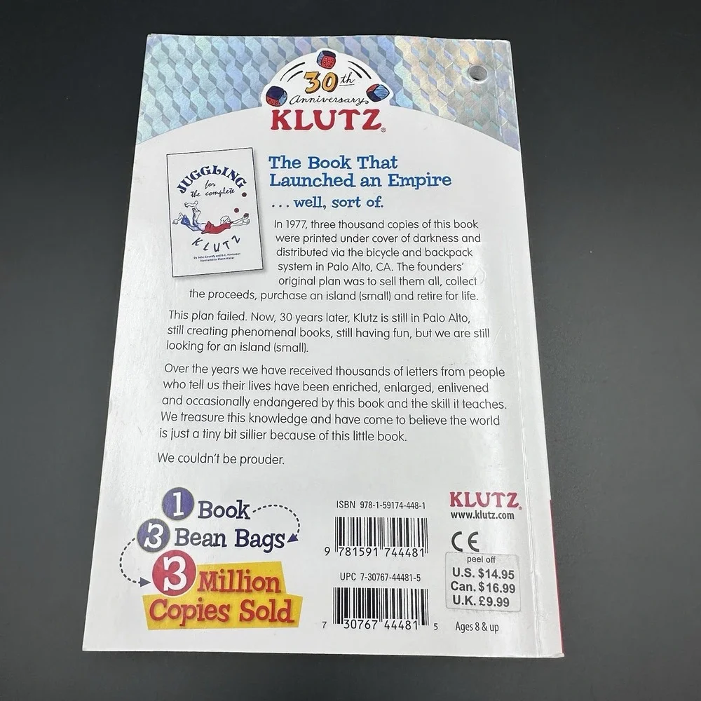 Juggling For The Complete Klutz (book Has Some Edges Blemishes)  2007